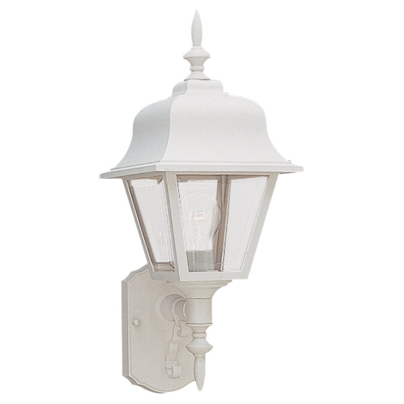 Generation Lighting 8765-15 Polycarbonate Outdoor One Light Outdoor Wall Lantern, White Alternate Image 2.jpg