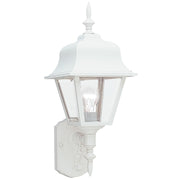 Generation Lighting 8765-15 Polycarbonate Outdoor One Light Outdoor Wall Lantern, White Main Image.jpg