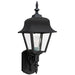 Generation Lighting 8765-12 Polycarbonate Outdoor One Light Outdoor Wall Lantern, Black Main Image.jpg