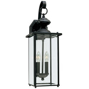 Generation Lighting 8468-12 Jamestowne Two Light Outdoor Wall Lantern, Black Main Image.jpg