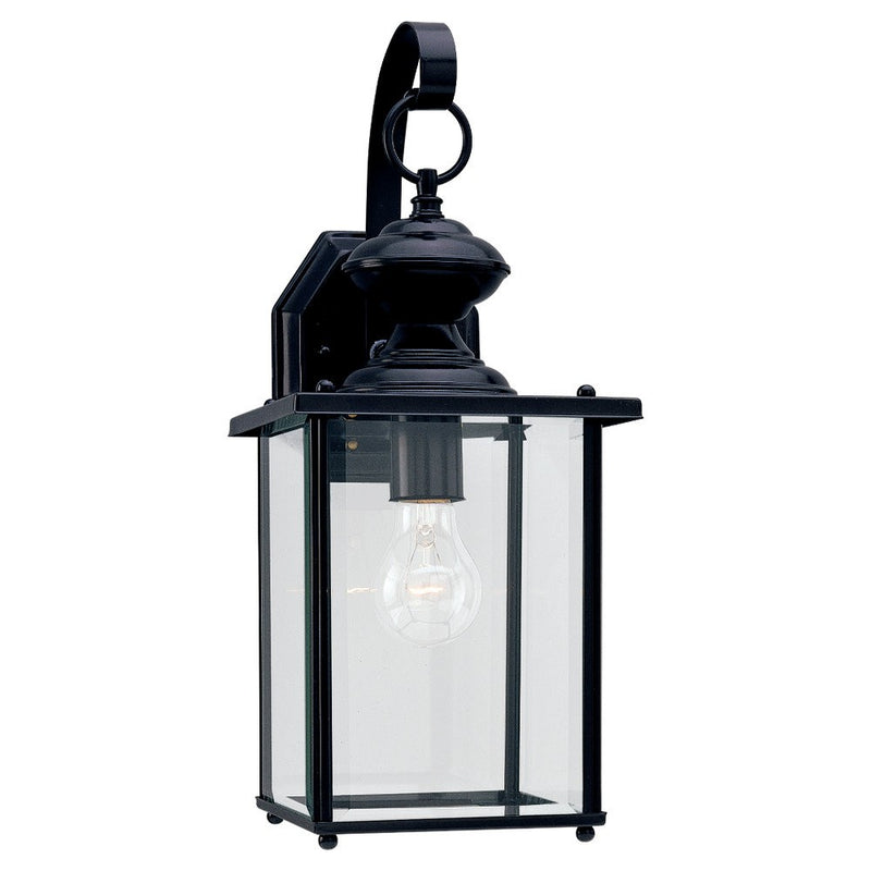 Generation Lighting 8458-12 Jamestowne One Light Outdoor Wall Lantern, Black Main Image.jpg
