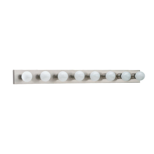 Generation Lighting 4740-98 Center Stage Eight Light Wall / Bath, Brushed Stainless Main Image.jpg