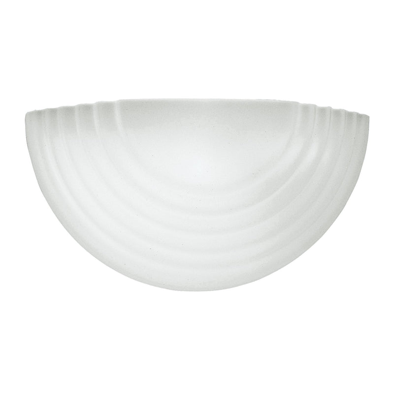 Generation Lighting 4123-15 Stepped Glass One Light Wall / Bath Sconce, White Main Image.jpg