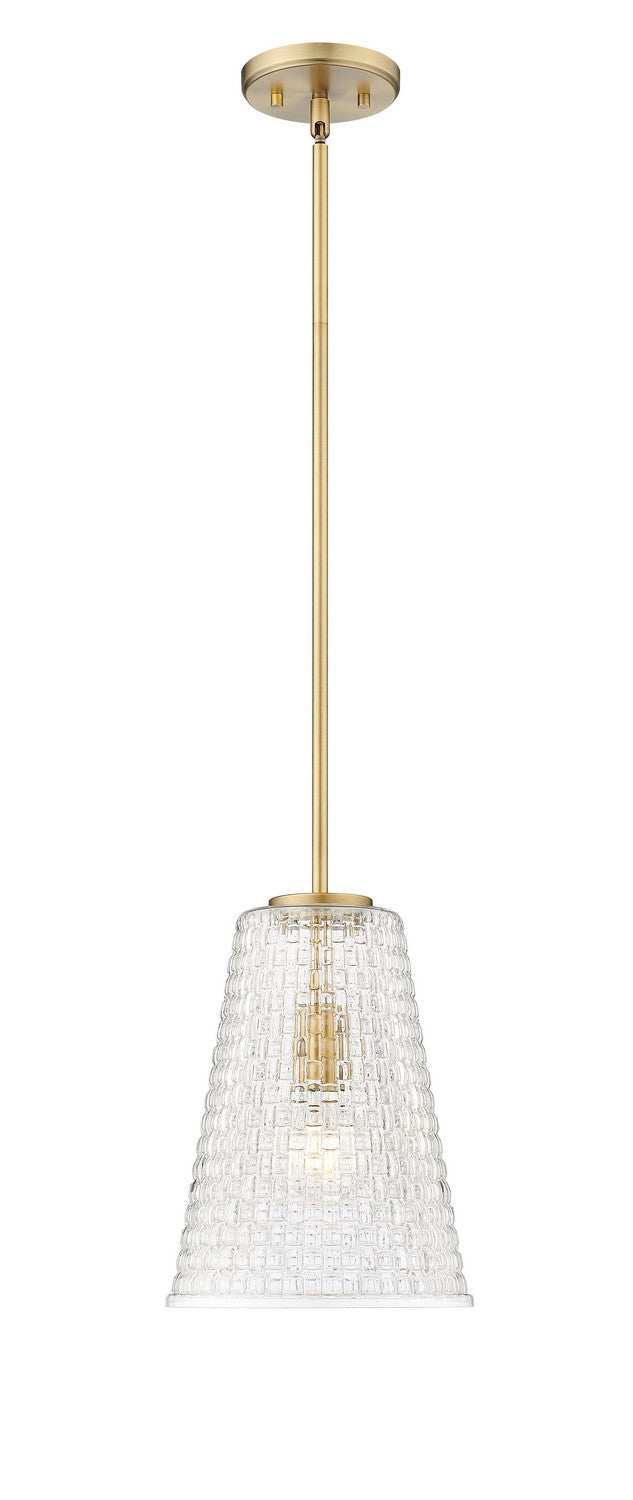 Millennium 20703-VB Saben One Light Pendant, Vintage Brass Main Image.jpg