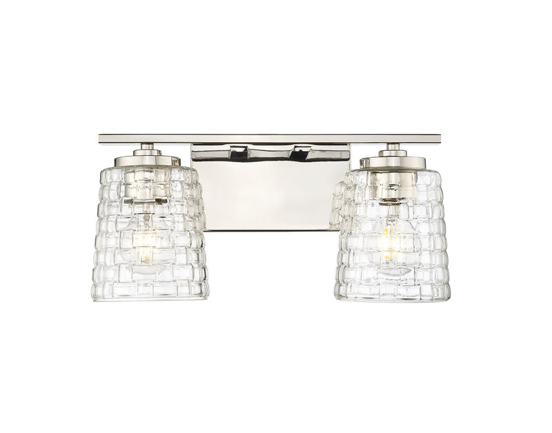 Millennium 22102-PN Saben Two Light Vanity, Polished Nickel Main Image.jpg