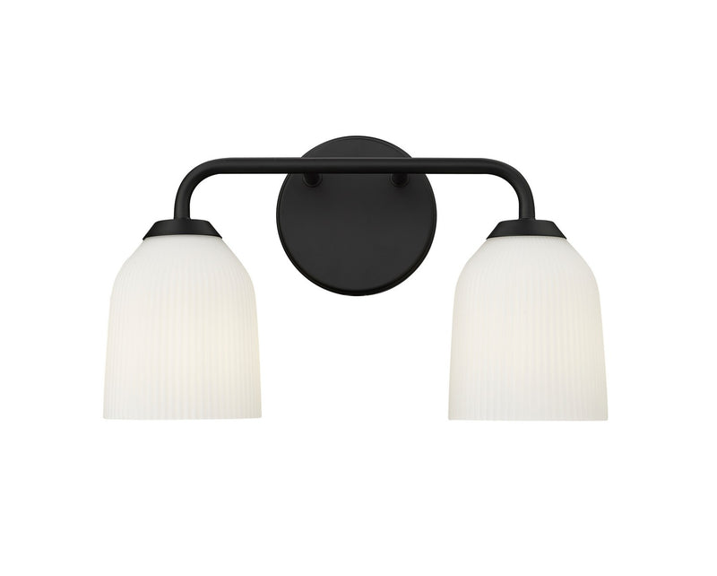 Millennium 22302-MB Norah Two Light Vanity, Matte Black Main Image.jpg