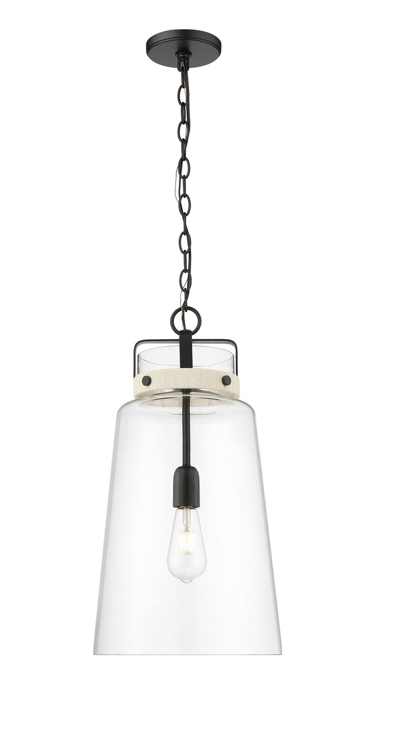 Millennium 22701-MB Lolla One Light Pendant, Matte Black Main Image.jpg