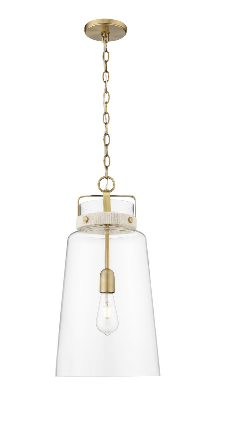 Millennium 22701-VB Lolla One Light Pendant, Vintage Brass Main Image.jpg