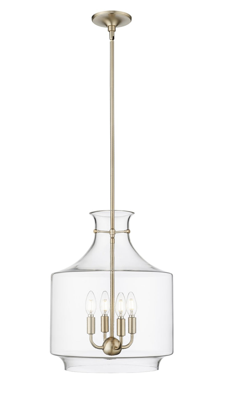 Millennium 22804-MG Mahannah Four Light Pendant, Modern Gold Main Image.jpg