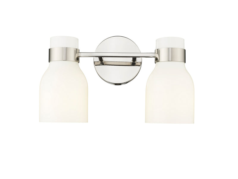 Millennium 23002-PN Corella Two Light Vanity, Polished Nickel Main Image.jpg