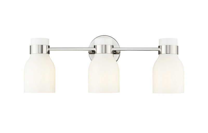 Millennium 23003-PN Corella Three Light Vanity, Polished Nickel Main Image.jpg