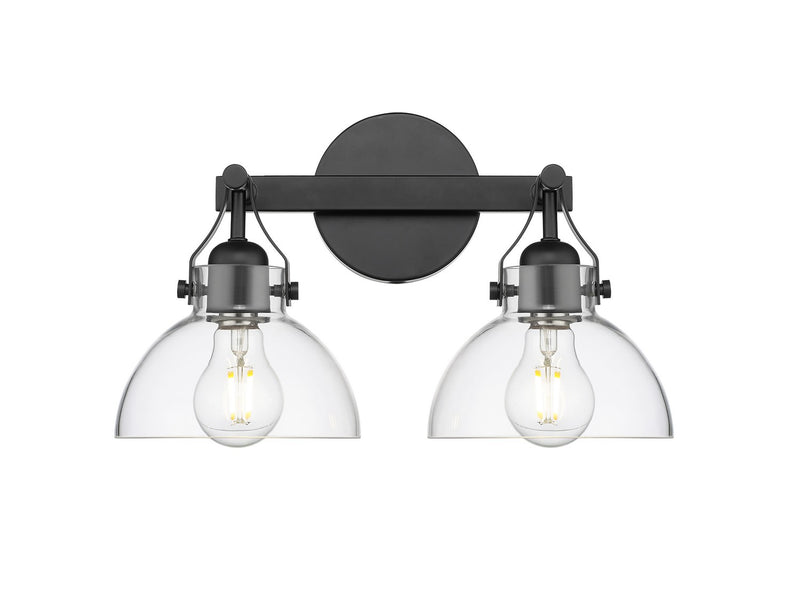 Millennium 24102-MB Two Light Vanity, Matte Black Main Image.jpg