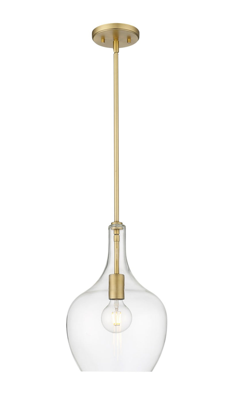 Millennium 28401-VB Lamara One Light Pendant, Vintage Brass Main Image.jpg