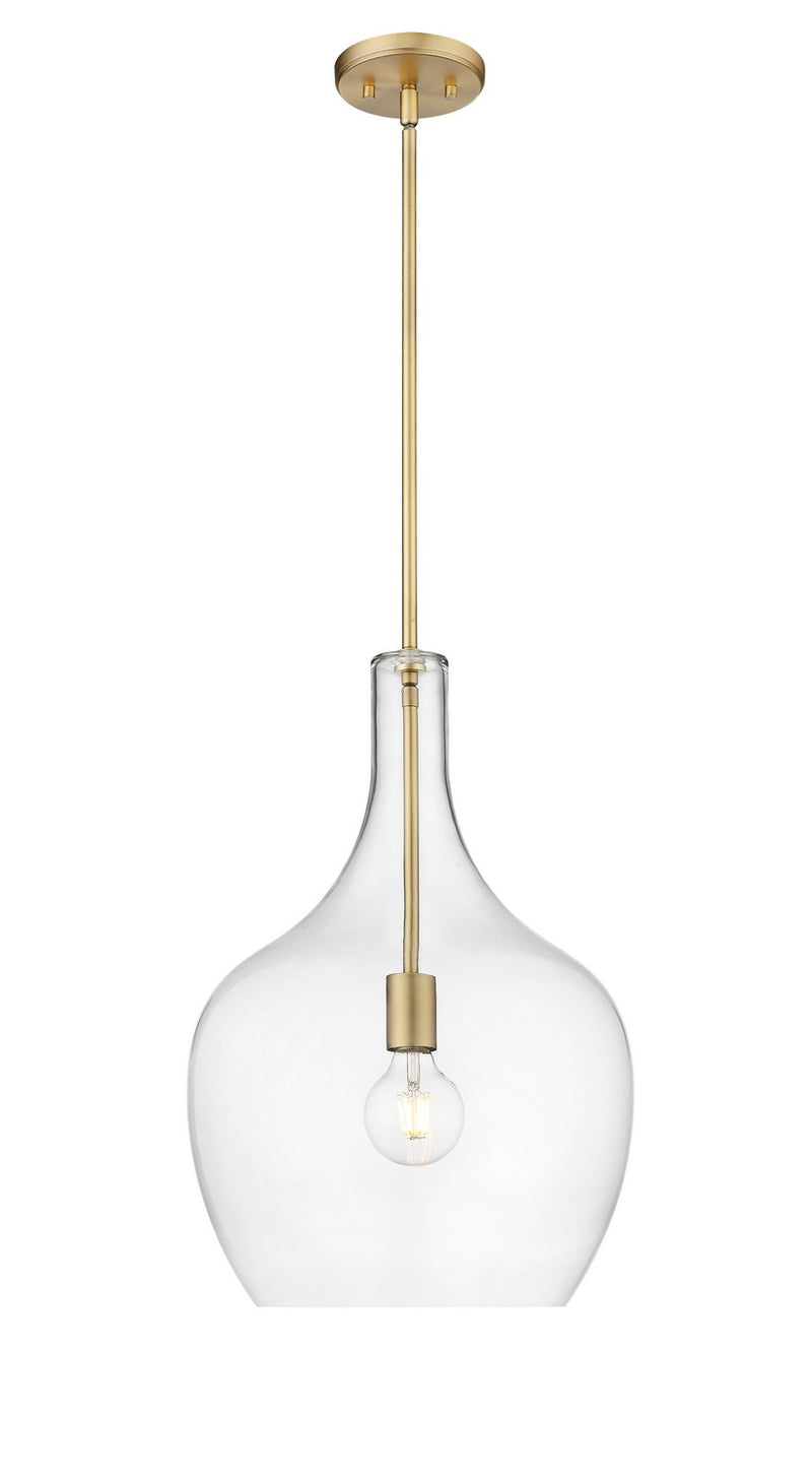 Millennium 28501-VB Lamara One Light Pendant, Vintage Brass Main Image.jpg