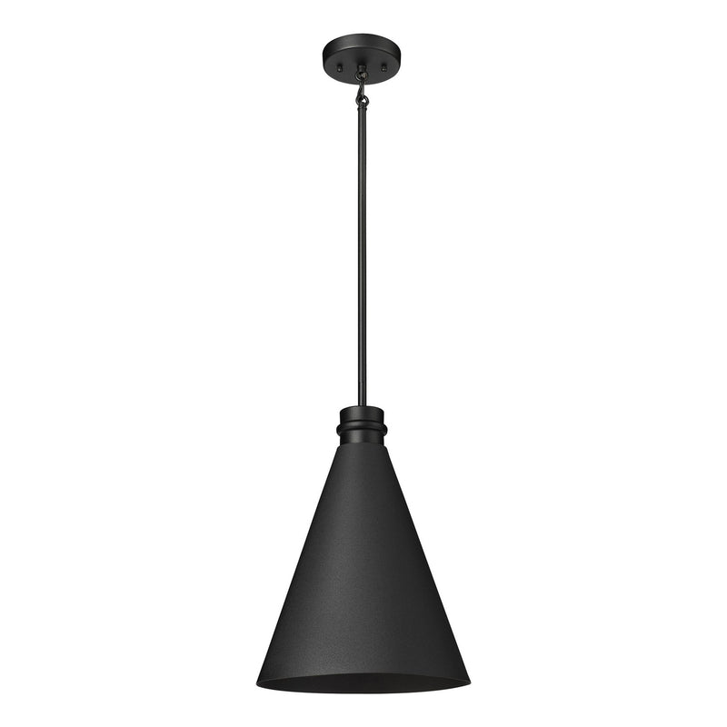 Millennium 86104-TBK Axston One Light Outdoor Lantern, Textured Black Main Image.jpg