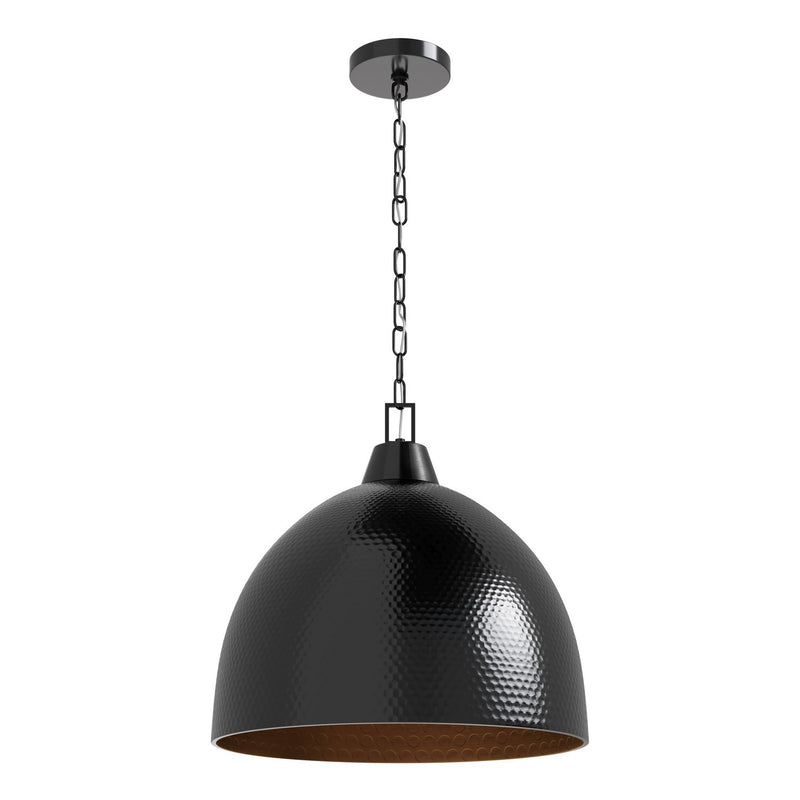 Millennium 99206-BLSS Arrco Three Light Pendant, Black Stainless Steel Main Image.jpg