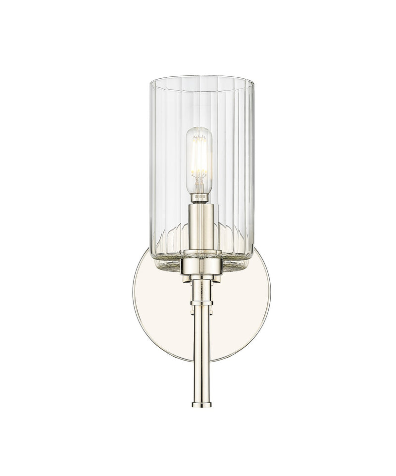 Millennium 9921-PN Chastine One Light Wall Sconce, Polished Nickel Main Image.jpg