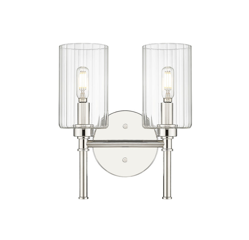 Millennium 9922-PN Chastine Two Light Vanity, Polished Nickel Main Image.jpg
