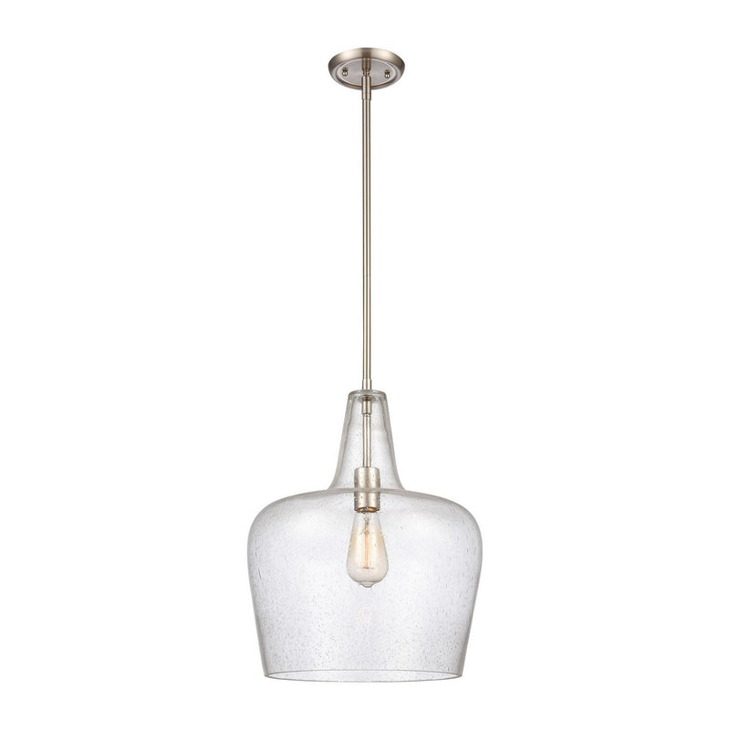 Millennium 99401-BN Puckette One Light Pendant, Brushed Nickel Main Image.jpg