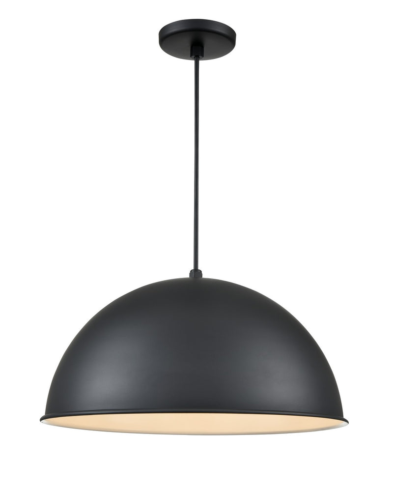 Millennium RWDBC18-SB R Series One Light Pendant, Satin Black Main Image.jpg