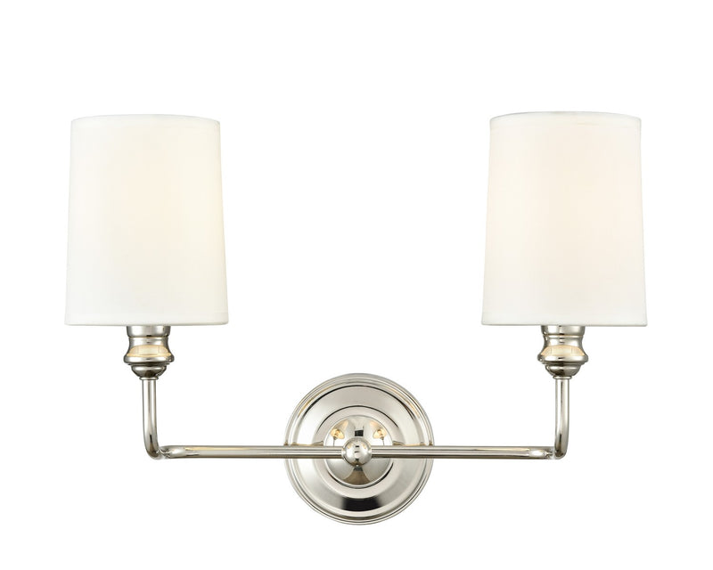 Millennium 99802-PN Leena Two Light Vanity, Polished Nickel Main Image.jpg