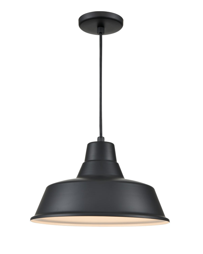 Millennium RCLWC14-SB R Series One Light Pendant, Satin Black Main Image.jpg