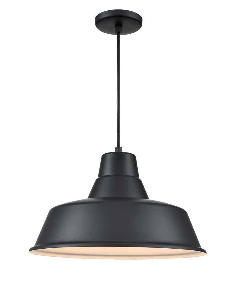 Millennium RCLWC17-SB R Series One Light Pendant, Satin Black Main Image.jpg