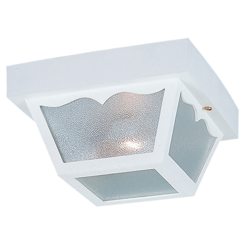 Generation Lighting 7569-15 Outdoor Ceiling Two Light Outdoor Flush Mount, White Main Image.jpg