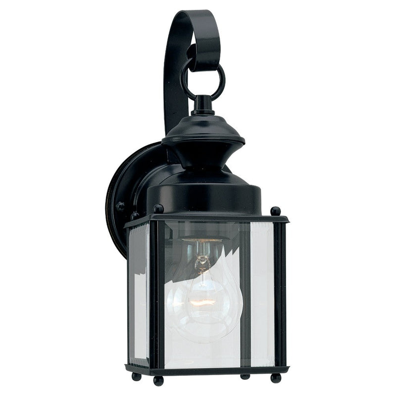 Generation Lighting 8456-12 Jamestowne One Light Outdoor Wall Lantern, Black Main Image.jpg