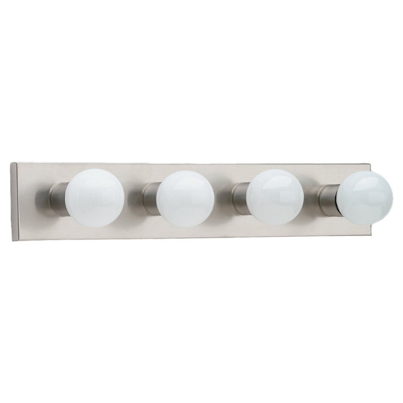 Generation Lighting 4738-98 Center Stage Four Light Wall / Bath, Brushed Stainless Main Image.jpg