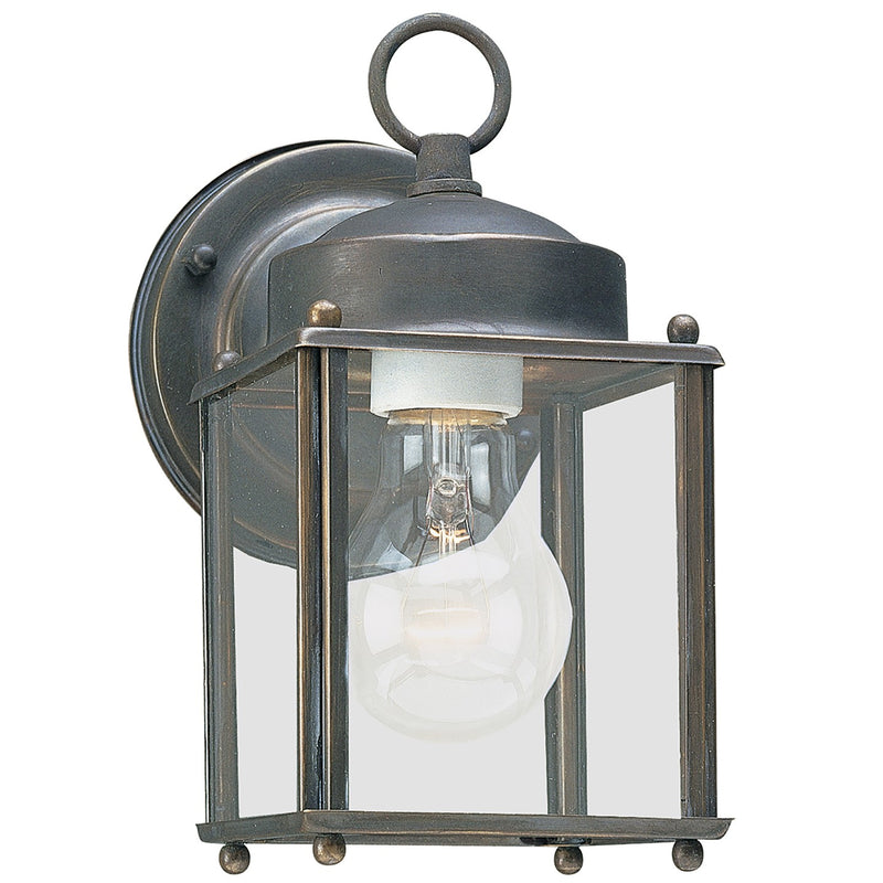 Generation Lighting 8592-71 New Castle One Light Outdoor Wall Lantern, Antique Bronze Main Image.jpg