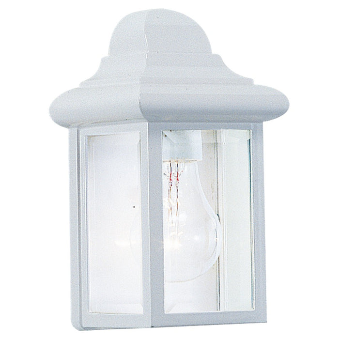 Generation Lighting 8588-15 Mullberry Hill One Light Outdoor Wall Lantern, White Main Image.jpg