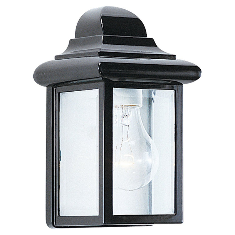 Generation Lighting 8588-12 Mullberry Hill One Light Outdoor Wall Lantern, Black Main Image.jpg