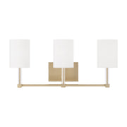 Capital Lighting 157031MA-715 Three Light Vanity, Matte Brass