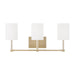 Capital Lighting 157031MA-715 Three Light Vanity, Matte Brass