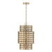 Capital Lighting 354111HB One Light Pendant, Champagne Brass