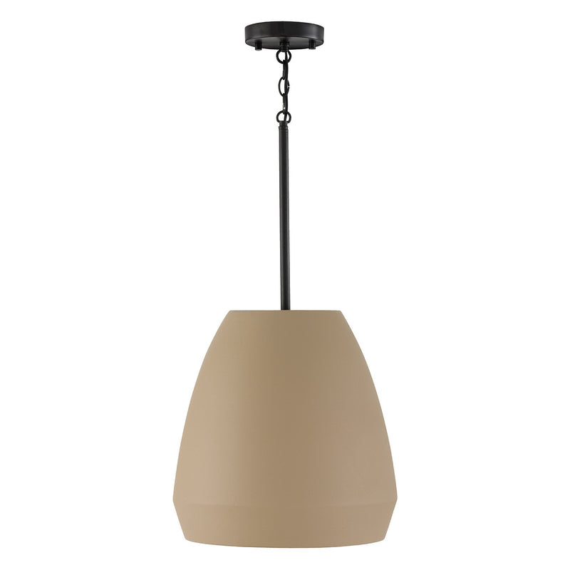 Capital Lighting 354211SN One Light Pendant, Terracotta Sand