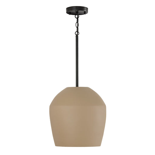 Capital Lighting 354212SN One Light Pendant, Terracotta Sand