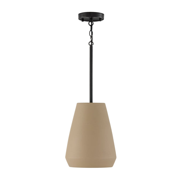 Capital Lighting 354213SN One Light Pendant, Terracotta Sand