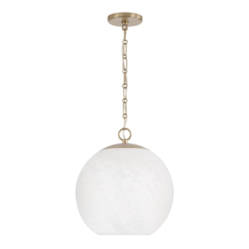 Capital Lighting 355812MA-551 One Light Pendant, Matte Brass
