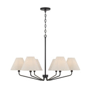 Capital Lighting 456661ES-713 Six Light Chandelier, Espresso