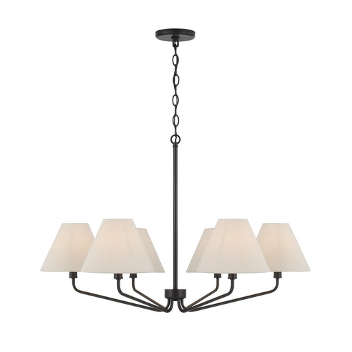 Capital Lighting 456661ES-713 Six Light Chandelier, Espresso