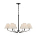 Capital Lighting 456661ES-713 Six Light Chandelier, Espresso
