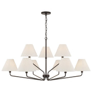 Capital Lighting 456691ES-713 Nine Light Chandelier, Espresso