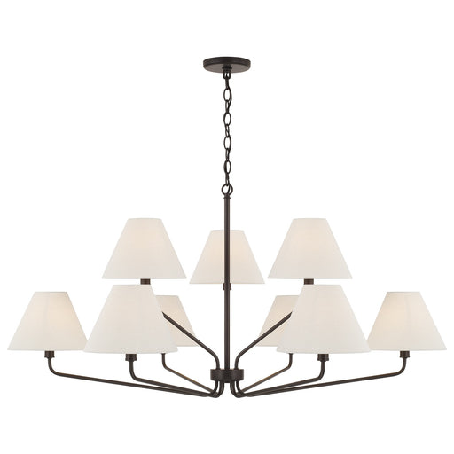 Capital Lighting 456691ES-713 Nine Light Chandelier, Espresso