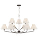 Capital Lighting 456691ES-713 Nine Light Chandelier, Espresso