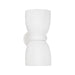Capital Lighting 656121CE Two Light Wall Sconce, Ceramic White