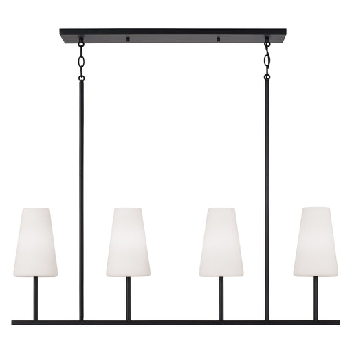 Capital Lighting 855241MB-550 Four Light Island Pendant, Matte Black