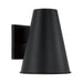 Capital Lighting 955112BK One Light Outdoor Wall Lantern, Black