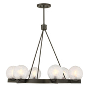 Savoy House 1-1014-6-15 Six Light Chandelier, Mediterranean Bronze